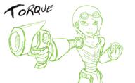 artist:badfidhell character:Torque freedom_planet gun male monochrome safe sketch text // 700x431 // 157.4KB