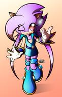 artist:R-no71 beta character:Sash_Lilac female hedgehog safe simple_background // 713x1121 // 107.5KB