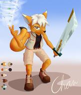 FP_OC artist:metalli character:Chan_Fokkusu character:OC fox male safe sword // 1000x1181 // 605.8KB