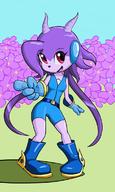 artist:metalli background character:Sash_Lilac female flower freedom_planet pointing safe // 691x1157 // 126.9KB