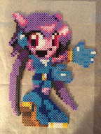 artist:Kaiara character:Sash_Lilac craft female freedom_planet happy open_mouth perler safe sprite_copy // 500x667 // 144.8KB