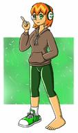 artist:froiland barefoot character:Millie character:OC female human humanized safe simple_background // 681x1160 // 432.4KB