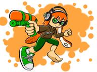 artist:froiland barefoot character:Millie crossover female safe simple_background splatoon // 1280x960 // 701.4KB