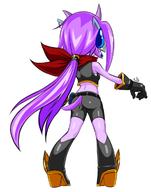 alt_outfit artist:rock3 bandana butt character:Sash_Lilac female freedom_planet midriff safe // 946x1200 // 98.4KB