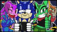 artist:unknown_artist breasts character:Carol_Tea character:Milla_Basset character:Sash_Lilac character:Sonic cleavage crossover female freedom_planet male midriff navel safe sonic_runners sonic_the_hedgehog // 800x450 // 124.3KB