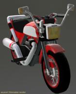 3D artist:NoobyNoob motorcycle safe // 882x1080 // 806.1KB