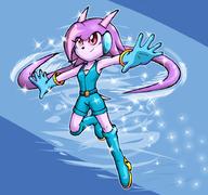 artist:Aramayo93 artist:metalli character:Sash_Lilac cyclone female freedom_planet jumping safe sparkles // 913x854 // 343.8KB