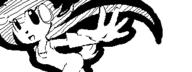 artist:starcloud character:Sash_Lilac female freedom_planet happy miiverse monochrome open_mouth safe tongue // 320x120 // 3.4KB