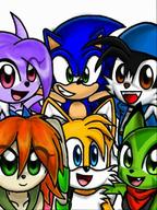 Team_Lilac artist:martinsaenz1996 bandana character:Carol_Tea character:Klonoa character:Sash_Lilac character:Sonic character:Tails crossover fang female freedom_planet group happy klonoa male open_mouth safe sonic_the_hedgehog teeth tongue // 385x512 // 43.6KB