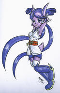 Freedom_Planet_2 artist:blademanunitpi character:Sash_Lilac female open_mouth safe tongue traditional // 800x1241 // 164.4KB