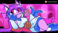 Freedom_Planet_2 artist:pedrovin character:Sash_Lilac female flower lying pillow rose safe // 1680x969 // 1002.5KB