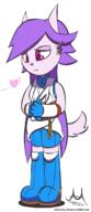 Freedom_Planet_2 artist:Wheatley blushing character:Sash_Lilac female fins heart no_background smile // 493x1141 // 157.2KB