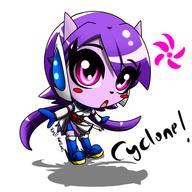 Freedom_Planet_2 artist:kenjikanzaki05 character:Sash_Lilac chibi female no_background safe text // 500x500 // 128.5KB