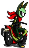 Freedom_Planet_2 artist:quote bike character:Carol_Tea female helmet safe transparent_background // 439x709 // 177.9KB