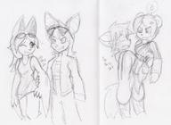 Character:Rocky Character:Zumaki FP_OC Freedom_Planet_2 angry artist:BCBass21 character:Maria_Notte character:Neera_Li character:OC fang female happy male monochrome shipping shocked sketch wink // 1200x873 // 168.2KB