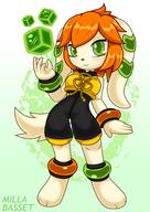 Freedom_Planet_2 artist:arung98 barefoot character:Milla_Basset cube female safe simple_background smile text // 1280x1811 // 943.4KB