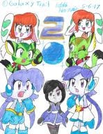 Freedom_Planet_2 character:Carol_Tea character:Milla_Basset character:Neera_Li character:Sash_Lilac kingdom_stone // 1700x2200 // 1.0MB