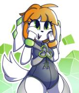 artist:cloudi big_thighs character:Milla_Basset cubes female happy open_mouth safe teeth tongue transparent_background // 1024x1204 // 615.1KB