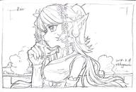 Freedom_Planet_2 artist:Nikoyosan character:Sash_Lilac cloud female monochrome safe sketch // 2048x1397 // 361.7KB