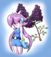 artist:goshaag blushing character:Sash_Lilac lilac_tree safe // 1004x1122 // 820.8KB
