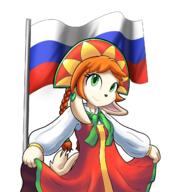 artist:goshaag character:Milla_Basset flag safe // 1294x1294 // 759.8KB