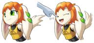Freedom_Planet_2 artist:goshaag boop character:Milla_Basset fangs female floofy_tail long_tail no_background safe smile tail tailwag wagging_tail // 2242x1029 // 676.1KB