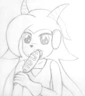 artist:Halpenstance character:Sash_Lilac corndog eating food safe // 647x730 // 129.6KB