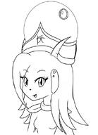 artist:Mr_Glaceon character:Sash_Lilac hat monochrome tagme // 600x830 // 156.8KB