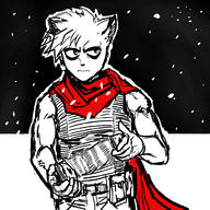 artist:zako cards character:Spade freedom_planet male safe scarf simple_background sketch // 1000x1000 // 217.6KB