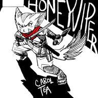 angry artist:zako character:Carol_Tea female freedom_planet safe scarf sketch sword // 1000x1000 // 199.5KB