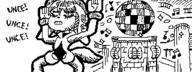 artist:ZER0M00N character:Milla_Basset dancing eyes_closed female freedom_planet miiverse monochrome safe text // 320x120 // 5.5KB