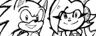 artist:§άвгΐηα character:Sash_Lilac female freedom_planet male miiverse monochrome no_background safe smile sonic_the_hedgehog // 320x120 // 4.1KB