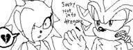 artist:joshua character:Sash_Lilac character:Shadow crossover female freedom_planet male miiverse monochrome no_background safe sonic_the_hedgehog text // 320x120 // 4.4KB