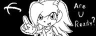 artist:Ariel-kun character:Sash_Lilac female freedom_planet miiverse monochrome safe simple_background smile text // 320x120 // 3.4KB